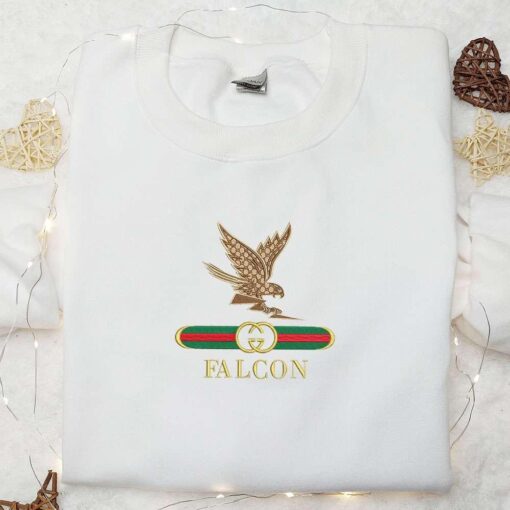 Air Force Falcons x Gucci Embroidered Shirt NCAA Sports Embroidered Hoodie Best Gift Idea