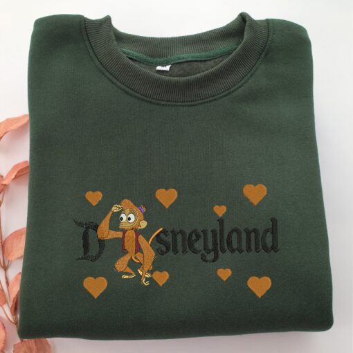 Aladdin Abu Disneyland Embroidery, Disneyland Embroidered Sweatshirt, Movie Disney Inspired, Best Gifts Idea For Him Her - Image 3