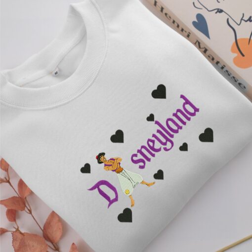 Aladdin Disneyland Embroidery, Disneyland Embroidered Sweatshirt, Movie Disney Inspired, Best Gifts Idea For Him Her - Image 3