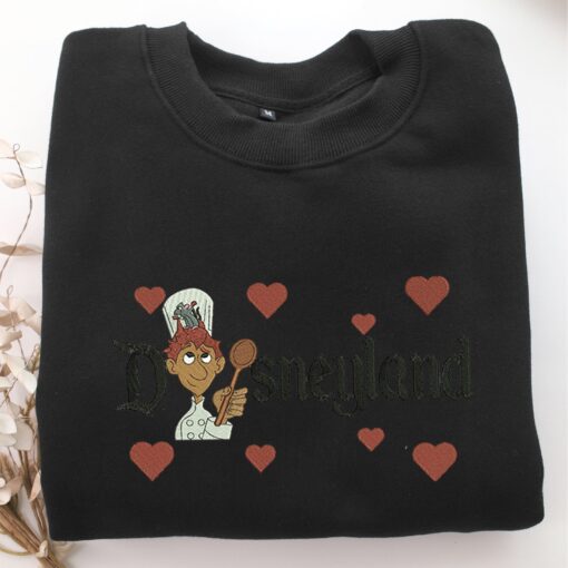 Alfredo Linguini Disneyland Embroidery, Disneyland Embroidered Sweatshirt, Movie Disney Inspired, Best Gifts Idea For Him Her - Image 5
