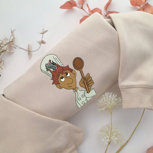 Alfredo Linguini Embroidery, Disneyland Embroidered Sweatshirt, Movie Disney Inspired, Best Gifts Idea For Him Her