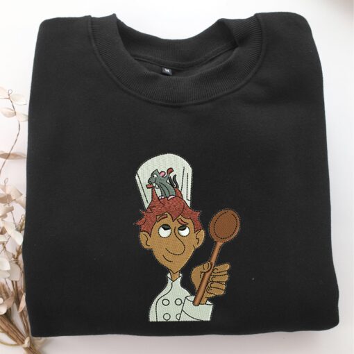 Alfredo Linguini Embroidery, Disneyland Embroidered Sweatshirt, Movie Disney Inspired, Best Gifts Idea For Him Her - Image 5