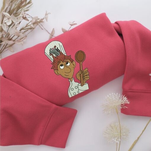 Alfredo Linguini Embroidery, Disneyland Embroidered Sweatshirt, Movie Disney Inspired, Best Gifts Idea For Him Her - Image 4