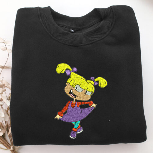 Angelica Pickles Embroidery, Disneyland Embroidered Sweatshirt, Movie Disney Inspired, Best Gifts Idea For Him Her - Image 5
