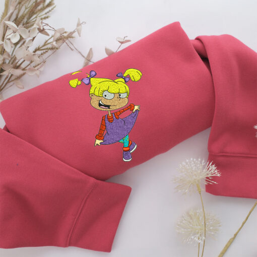 Angelica Pickles Embroidery, Disneyland Embroidered Sweatshirt, Movie Disney Inspired, Best Gifts Idea For Him Her - Image 4
