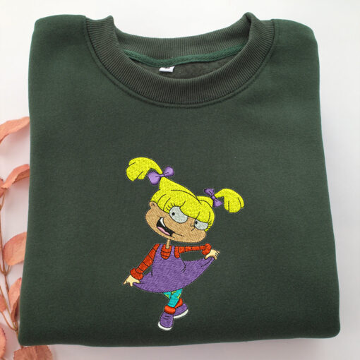 Angelica Pickles Embroidery, Disneyland Embroidered Sweatshirt, Movie Disney Inspired, Best Gifts Idea For Him Her - Image 3