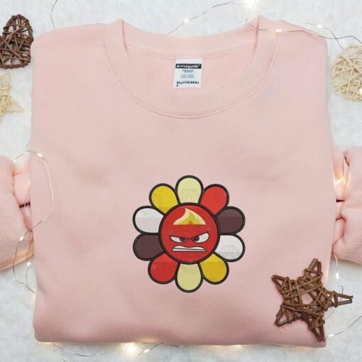 Anger Flower Team Inside Out Embroidered Shirt, Disney Cartoon Shirt, Best Gift Ideas