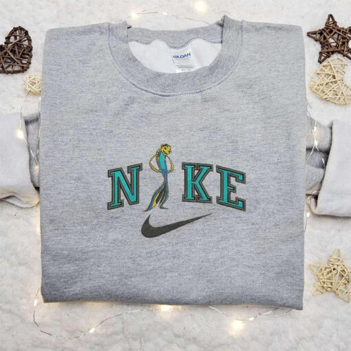 Angie x Nike Cartoon Embroidered Hoodie Disney Characters Embroidered Sweatshirt Custom Embroidered Hoodie