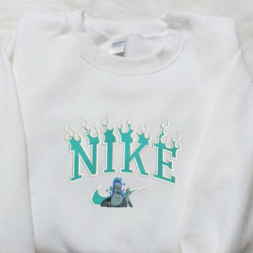 Angry Hades x Nike Embroidered Shirt Nike Inspired Embroidered Shirt Disney Embroidered Shirt