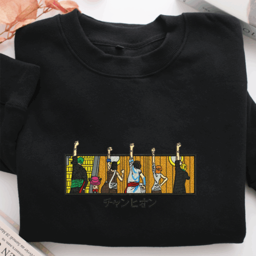 Anime Family Nike Embroidered Sweatshirt, Nike Movie Inspired, Best Gifts Idea For Him Her - Image 3