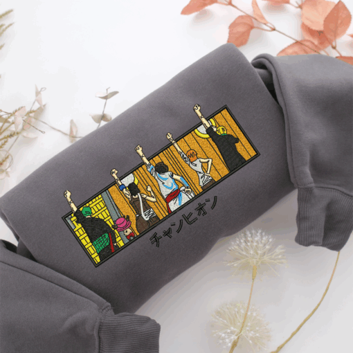 Anime Family Nike Embroidered Sweatshirt, Nike Movie Inspired, Best Gifts Idea For Him Her - Image 5