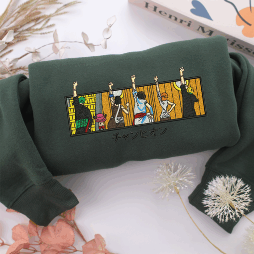 Anime Family Nike Embroidered Sweatshirt, Nike Movie Inspired, Best Gifts Idea For Him Her - Image 4