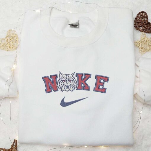 Arizona Wildcats x Nike Embroidered Shirt NCAA Embroidered Hoodie Best Gift Idea