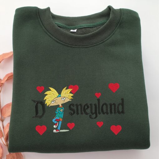 Arnold Disneyland Embroidery, Disneyland Embroidered Sweatshirt, Movie Disney Inspired, Best Gifts Idea For Him Her - Image 3