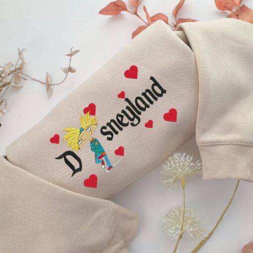Arnold Disneyland Embroidery, Disneyland Embroidered Sweatshirt, Movie Disney Inspired, Best Gifts Idea For Him Her