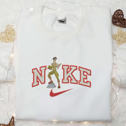 Atlantis x Nike Embroidered Shirt The Lost Empire Embroidered Shirt Cartoon Embroidered Shirt