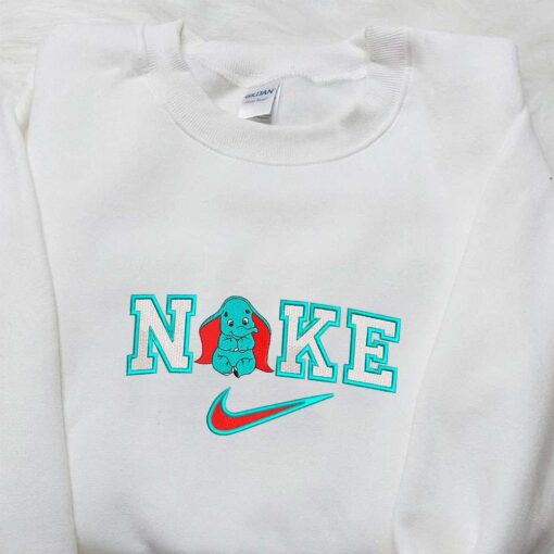 Baby Dumbo x Nike Cartoon Embroidered Shirt Custom Nike Embroidered Shirt Best Birthday Gift Ideas