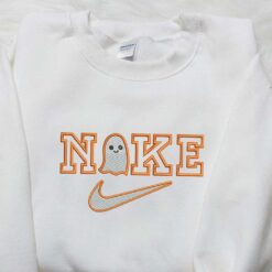 Baby Ghost x Nike Embroidered Sweatshirt Halloween Embroidered Shirt Nike Inspired Embroidered Shirt
