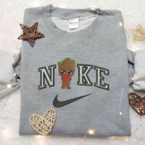 Baby Groot Love x Nike Embroidered Shirt Nike Embroidered Shirt Movie Marvel Embroidered Shirt 2