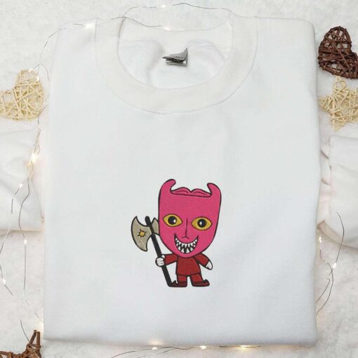 Baby Lock Embroidered Sweatshirt The Nightmare Before Christmas Embroidered Hoodie Best Halloween Gifts Ideas