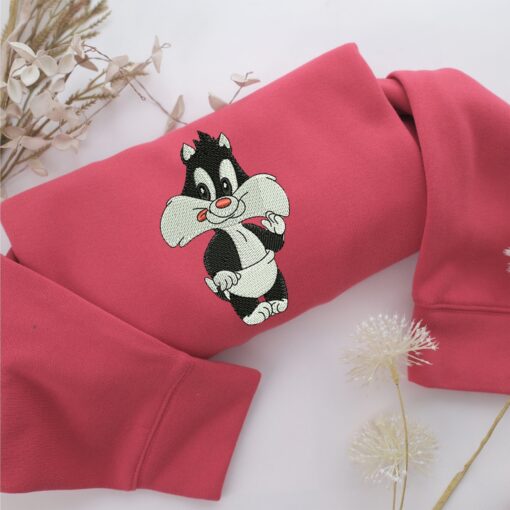 Baby Sylvester Embroidery, Disneyland Embroidered Sweatshirt, Movie Disney Inspired, Best Gifts Idea For Him Her - Image 4