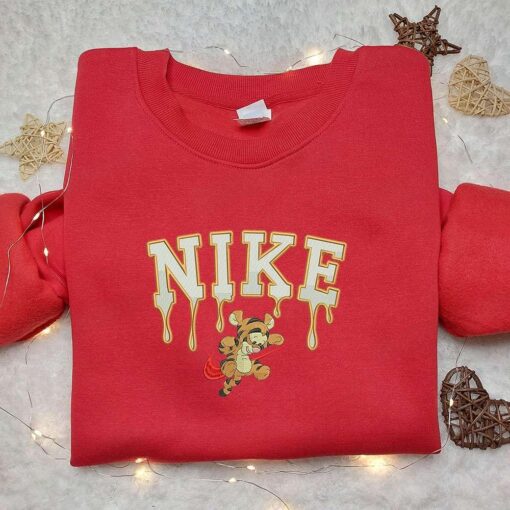Baby Tigger x Nike Embroidered Shirt Disney Winnie The Pooh Embroidered Hoodie Best Gift Ideas