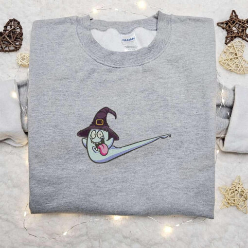 Baby Witcher x Swoosh Embroidered Sweatshirt Halloween Embroidered Shirt Best Halloween Gift Ideas for Family