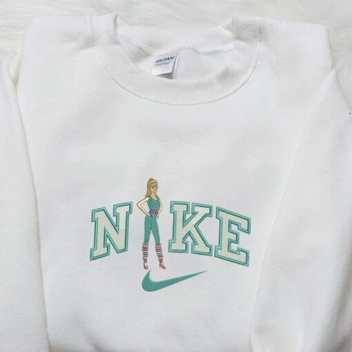 Barbie x Nike Embroidered Sweatshirt Disney Toy Story Embroidered Hoodie Cartoon Embroidered Shirt