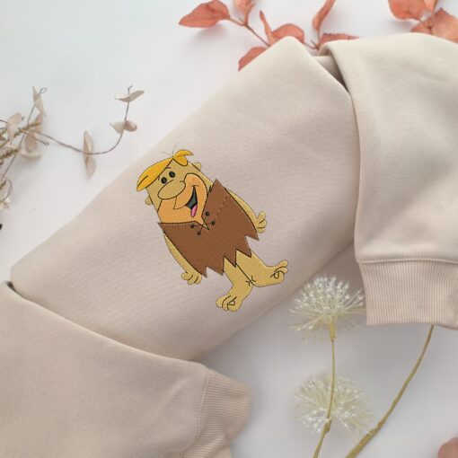 Barney Rubble Embroidery, Disneyland Embroidered Sweatshirt, Movie Disney Inspired, Best Gifts Idea For Him Her