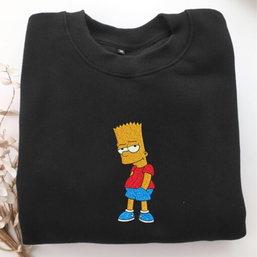 Bart Embroidery, Disneyland Embroidered Sweatshirt, Movie Disney Inspired, Best Gifts Idea For Him Her - Image 5
