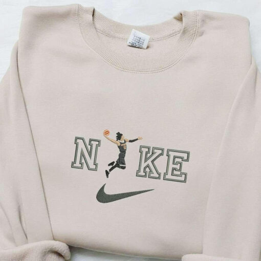 Basketball Player x Nike Embroidered Shirt Sports Embroidered Shirt Nike Inspired Embroidered Hoodie