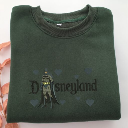 Batman Disneyland Embroidery, Disneyland Embroidered Sweatshirt, Movie Disney Inspired, Best Gifts Idea For Him Her - Image 3