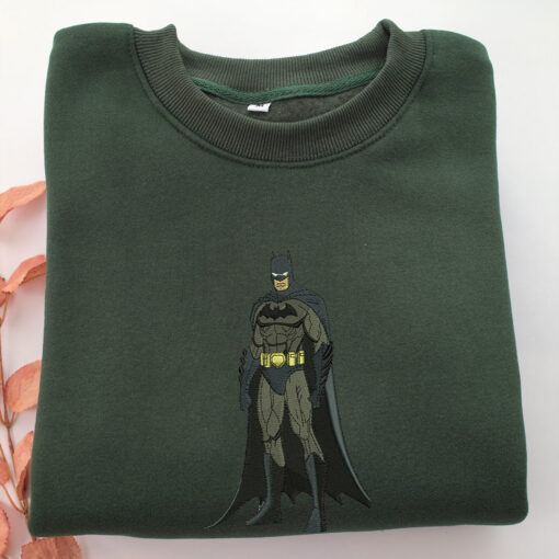 Batman Embroidery, Disneyland Embroidered Sweatshirt, Movie Disney Inspired, Best Gifts Idea For Him Her - Image 3