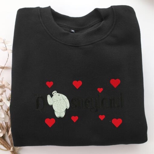 Baymax Disneyland Embroidery, Disneyland Embroidered Sweatshirt, Movie Disney Inspired, Best Gifts Idea For Him Her - Image 5