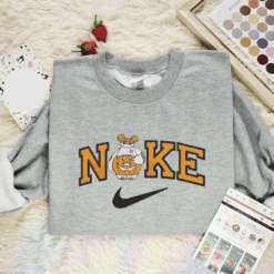 Baymax Wearing Pumpkin Costume Embroidered Shirts Halloween Embroidered Hoodie