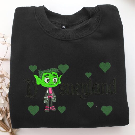 Beast Boy Disneyland Embroidery, Disneyland Embroidered Sweatshirt, Movie Disney Inspired, Best Gifts Idea For Him Her - Image 5