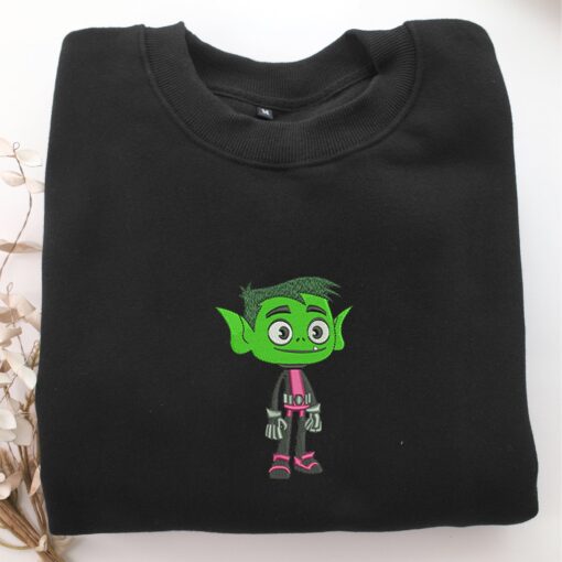 Beast Boy Embroidery, Disneyland Embroidered Sweatshirt, Movie Disney Inspired, Best Gifts Idea For Him Her - Image 5