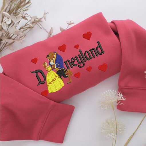 Beauty and The Beast Disneyland Embroidery, Disneyland Embroidered Sweatshirt, Movie Disney Inspired, Best Gifts Idea For Him Her - Image 4