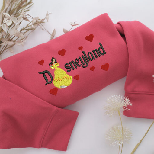 Belle v1 Disneyland Embroidery, Disneyland Embroidered Sweatshirt, Movie Disney Inspired, Best Gifts Idea For Him Her - Image 4