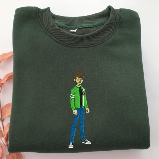 Ben 10 Alien Force Embroidery, Disneyland Embroidered Sweatshirt, Movie Disney Inspired, Best Gifts Idea For Him Her - Image 3