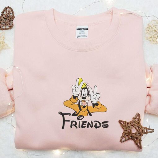 Best Friend Goofy Embroidered Sweatshirt Disney Characters Embroidered Sweatshirt Best Gift Ideas