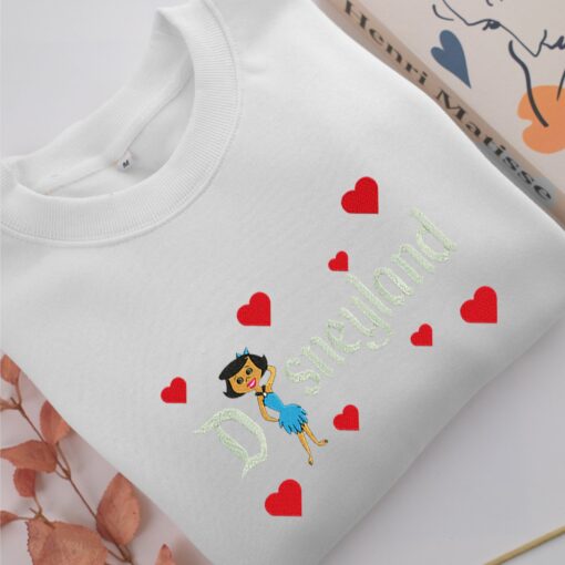 Betty Rubble Disneyland Embroidery, Disneyland Embroidered Sweatshirt, Movie Disney Inspired, Best Gifts Idea For Him Her - Image 2