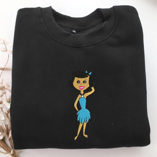 Betty Rubble Embroidery, Disneyland Embroidered Sweatshirt, Movie Disney Inspired, Best Gifts Idea For Him Her - Image 5