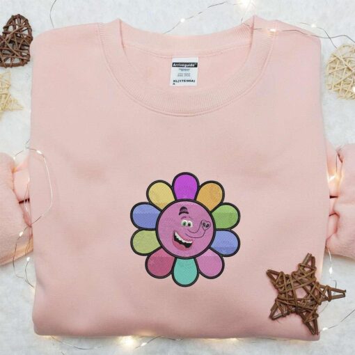 Bing Bong Flower Team Inside Out Embroidered Shirt, Disney Cartoon Shirt, Best Gift Ideas