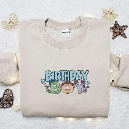 Birthday Boy Luca Disney Characters Embroidered Shirt, Disney Cartoon Shirt, Best Gift Ideas