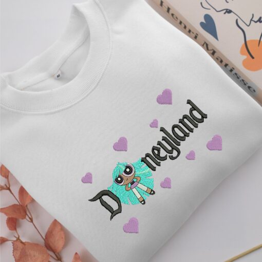 Bliss Disneyland Embroidery, Disneyland Embroidered Sweatshirt, Movie Disney Inspired, Best Gifts Idea For Him Her - Image 2
