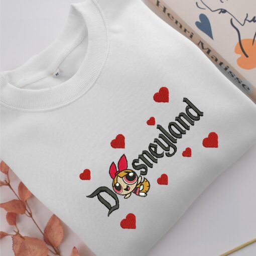 Blossom Disneyland Embroidery, Disneyland Embroidered Sweatshirt, Movie Disney Inspired, Best Gifts Idea For Him Her - Image 2