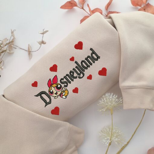 Blossom Disneyland Embroidery, Disneyland Embroidered Sweatshirt, Movie Disney Inspired, Best Gifts Idea For Him Her
