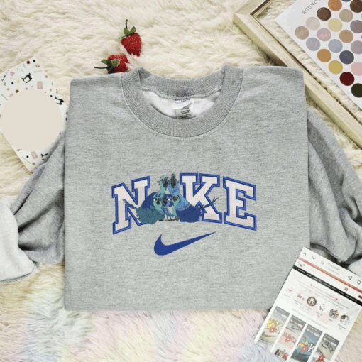 Blu And Jewel Family X Nike Embroidered Shirt Rio Cartoon Embroidered Sweatshirt