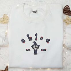 Bluey Chloe Est 2018 Halloween Embroidered Shirt Halloween Embroidered Shirt Best Halloween Gifts for Family